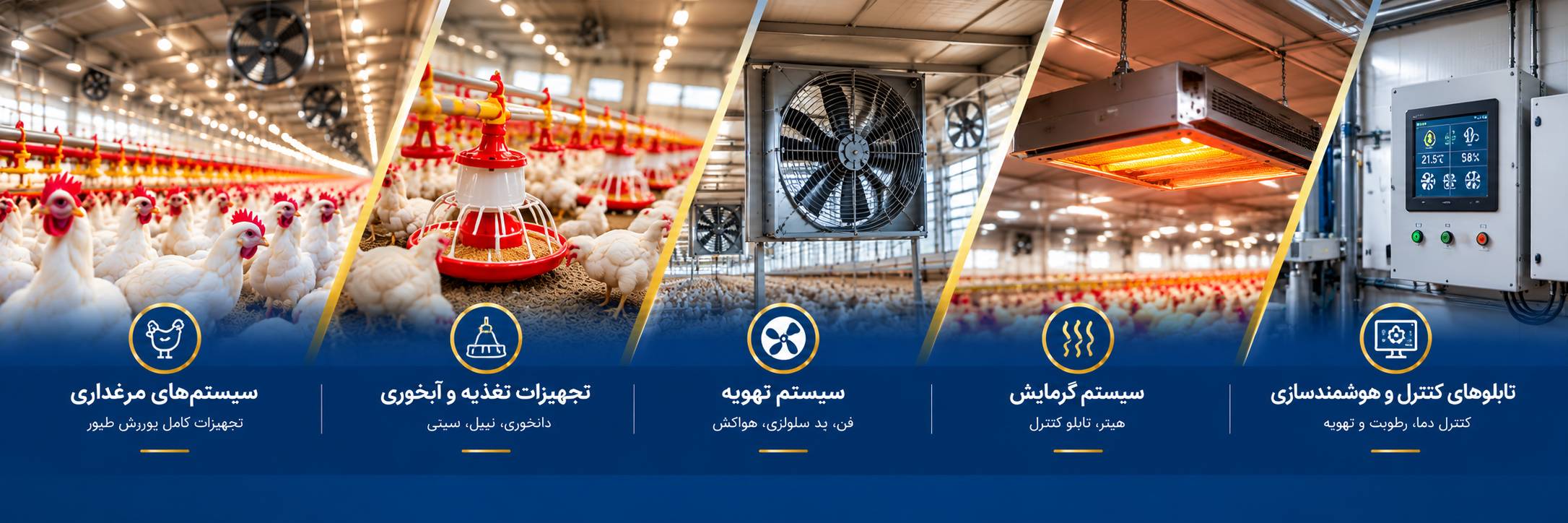 محصولات و تجهیزات منتخب